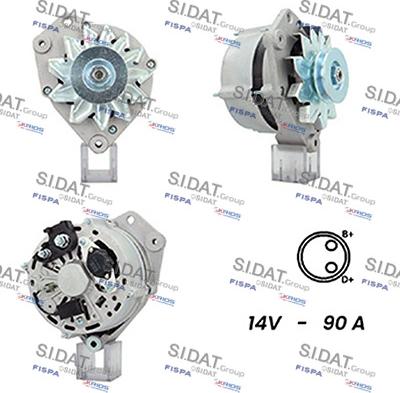 Sidat A12BH0731A2 - Генератор autosila-amz.com