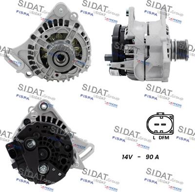 Sidat A12BH1279A2 - Генератор autosila-amz.com