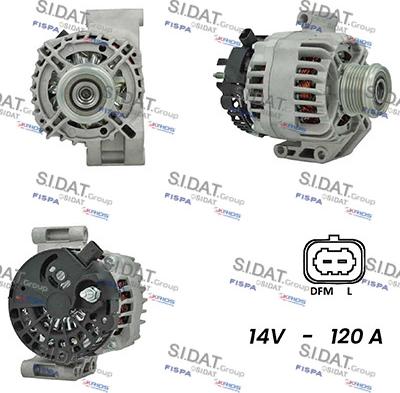 Sidat A12DE0460A2 - Генератор autosila-amz.com