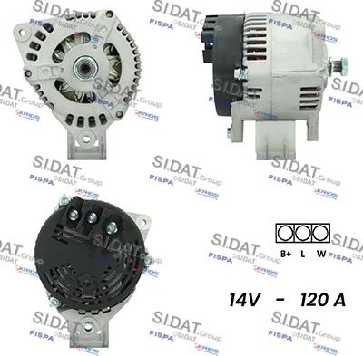 Sidat A12DE0159A2 - Генератор autosila-amz.com