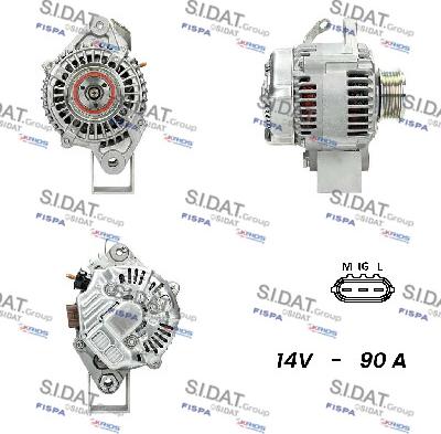 Sidat A12DE0175A2 - Генератор autosila-amz.com