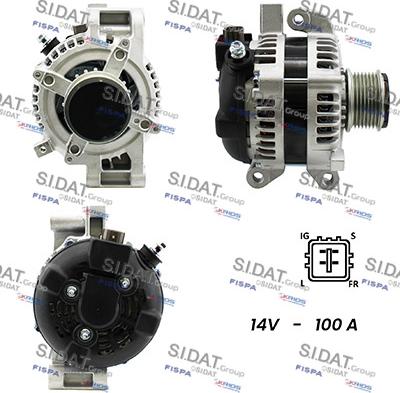 Sidat A12DE0178A2 - Генератор autosila-amz.com