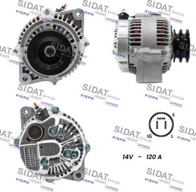 Sidat A12DE1057A2 - Генератор autosila-amz.com