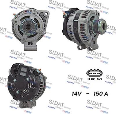 Sidat A12DE1112A2 - Генератор autosila-amz.com