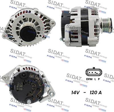 Sidat A12DR0096A2 - Генератор autosila-amz.com