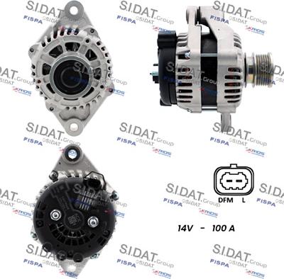 Sidat A12DR0352 - Генератор autosila-amz.com