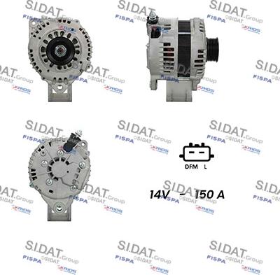 Sidat A12HT0423A2 - Генератор autosila-amz.com