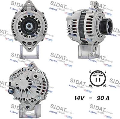 Sidat A12HT0640A2 - Генератор autosila-amz.com