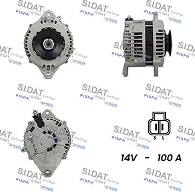 Sidat A12HT0225A2 - Генератор autosila-amz.com