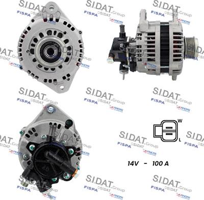 Sidat A12HT1185A2 - Генератор autosila-amz.com