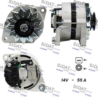 Sidat A12MA0917A2 - Генератор autosila-amz.com