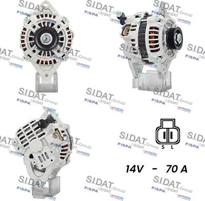 Sidat A12MH0650A2 - Генератор autosila-amz.com