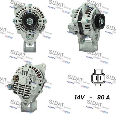 Sidat A12MH0666A2 - Генератор autosila-amz.com