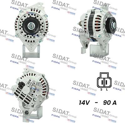 Sidat A12MH0660A2 - Генератор autosila-amz.com