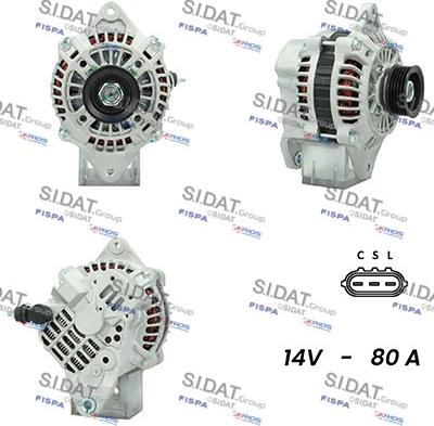 Sidat A12MH0230A2 - Генератор autosila-amz.com