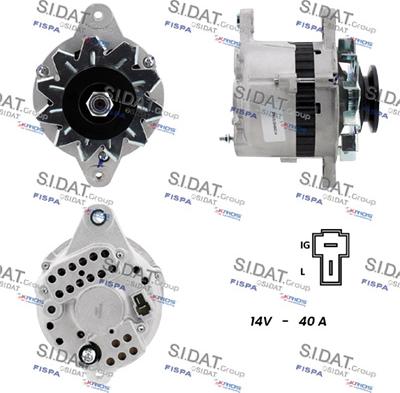 Sidat A12MH0707A2 - Генератор autosila-amz.com