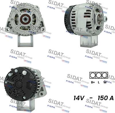 Sidat A12ML1058A2 - Генератор autosila-amz.com