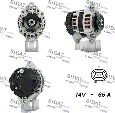 Sidat A12VA0055A2 - Генератор autosila-amz.com