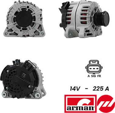 Sidat A12VA0307AS - Генератор autosila-amz.com