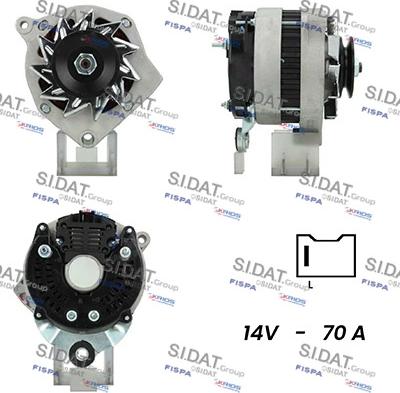 Sidat A12VA0386A2 - Генератор autosila-amz.com