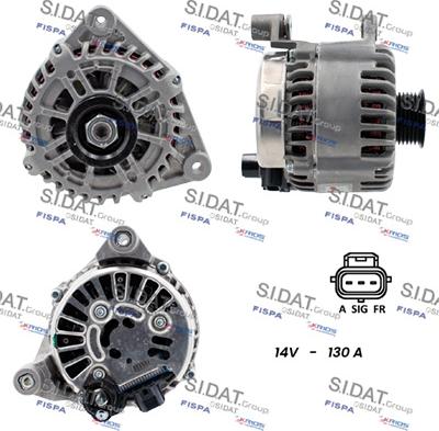 Sidat A12VS0585 - Генератор autosila-amz.com