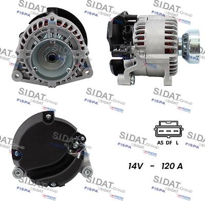 Sidat A12VS0061A2 - Генератор autosila-amz.com