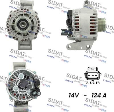 Sidat A12VS0338 - Генератор autosila-amz.com