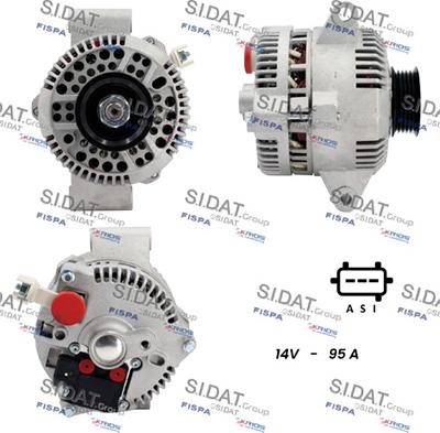 Sidat A12VS1274A2 - Генератор autosila-amz.com