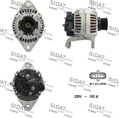 Sidat A24BH0082 - Генератор autosila-amz.com