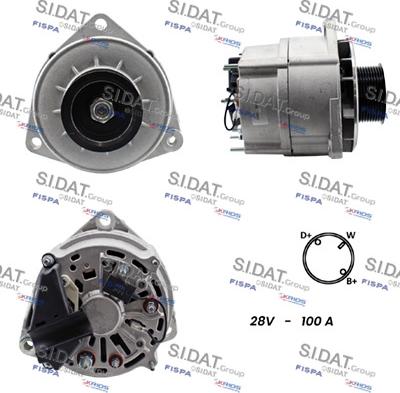 Sidat A24BH0036A2 - Генератор autosila-amz.com