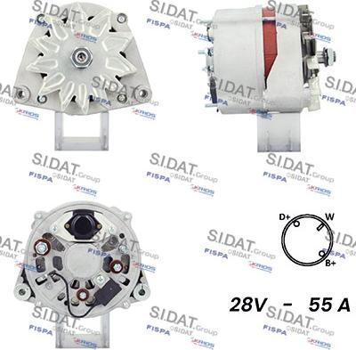 Sidat A24BH0029A2 - Генератор autosila-amz.com