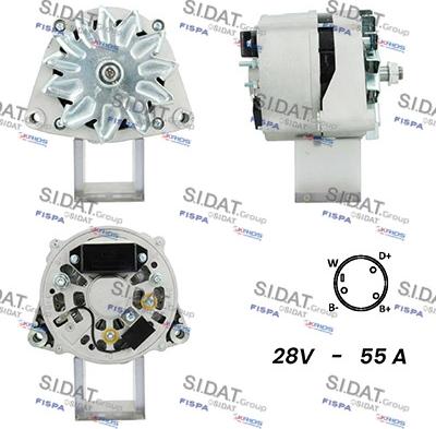 Sidat A24BH0116A2 - Генератор autosila-amz.com