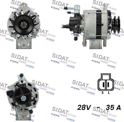 Sidat A24HT0120A2 - Генератор autosila-amz.com