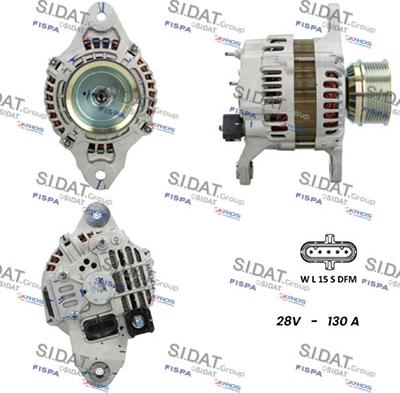 Sidat A24MH0066 - Генератор autosila-amz.com