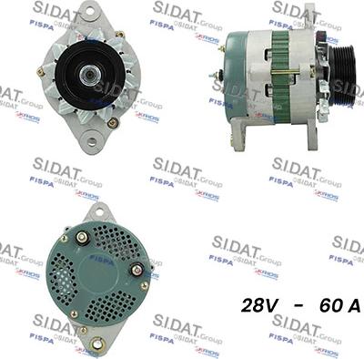 Sidat A24NK0114A2 - Генератор autosila-amz.com