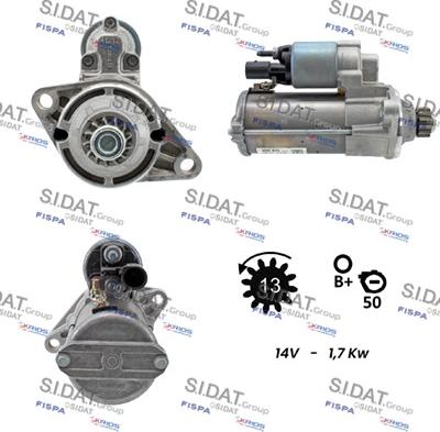 Sidat S12BH0450 - Стартер autosila-amz.com