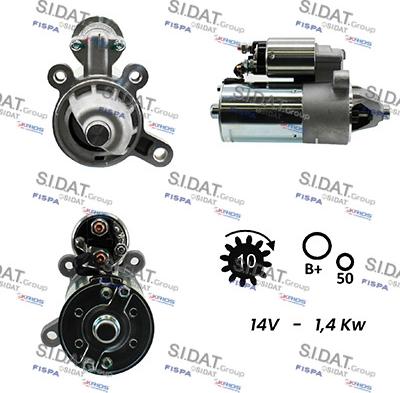 Sidat S12BH0480A2 - Стартер autosila-amz.com