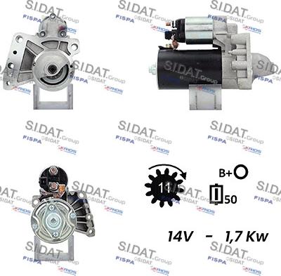 Sidat S12BH0646A2 - Стартер autosila-amz.com