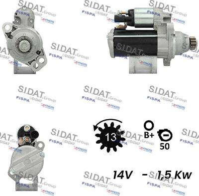 Sidat S12BH0602A2 - Стартер autosila-amz.com