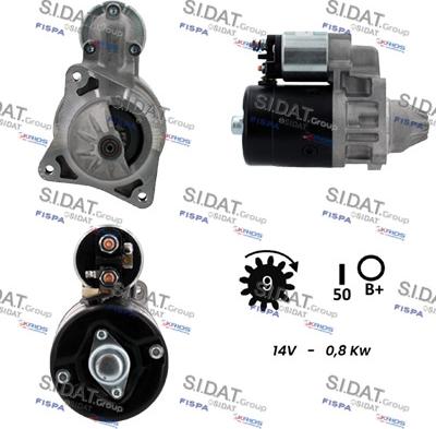 Sidat S12BH0612A2 - Стартер autosila-amz.com