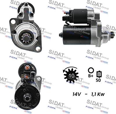 Sidat S12BH0630A2 - Стартер autosila-amz.com