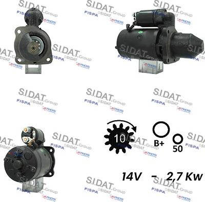 Sidat S12BH0670A2 - Стартер autosila-amz.com