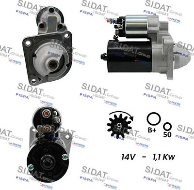 Sidat S12BH0099A2 - Стартер autosila-amz.com