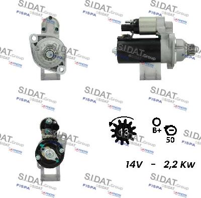 Sidat S12BH0096A2 - Стартер autosila-amz.com