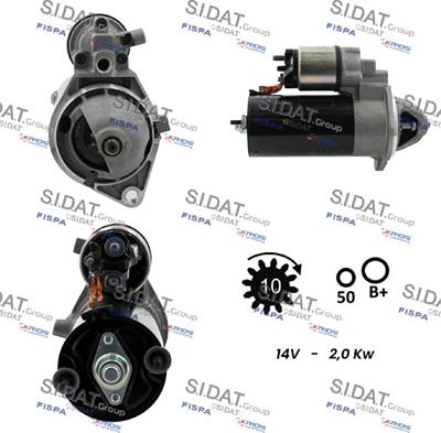 Sidat S12BH0066 - Стартер autosila-amz.com