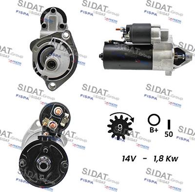 Sidat S12BH0026A2 - Стартер autosila-amz.com