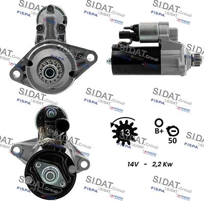 Sidat S12BH0145 - Стартер autosila-amz.com