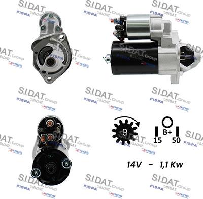 Sidat S12BH0140A2 - Стартер autosila-amz.com