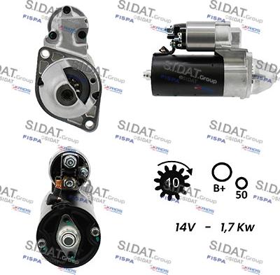 Sidat S12BH0100A2 - Стартер autosila-amz.com