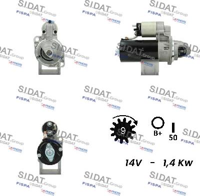 Sidat S12BH0103A2 - Стартер autosila-amz.com